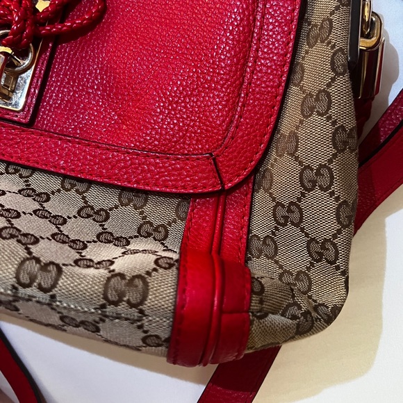 Gucci red leather bag - Picture 2 of 8